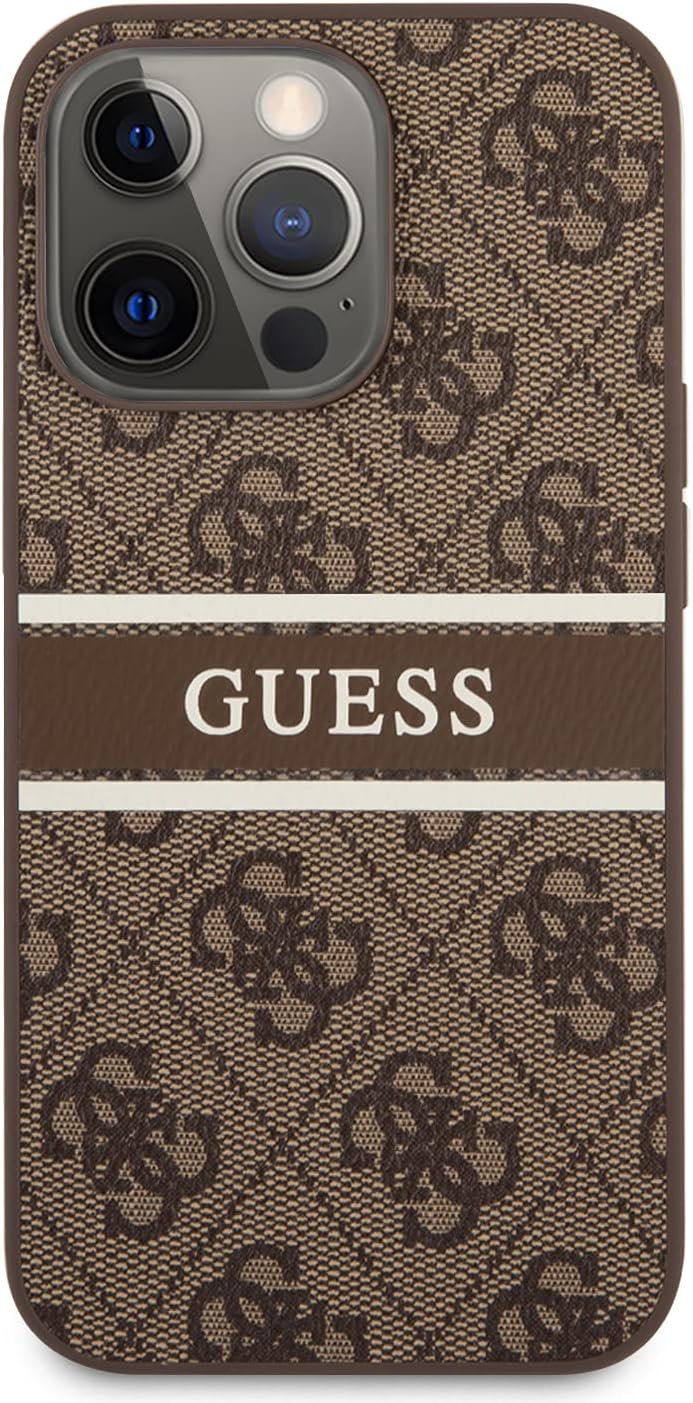 Guess GUHCP13L4GDBR Hülle für iPhone 13 Pro / 13 6" 1 braun 4G Stripe other, other