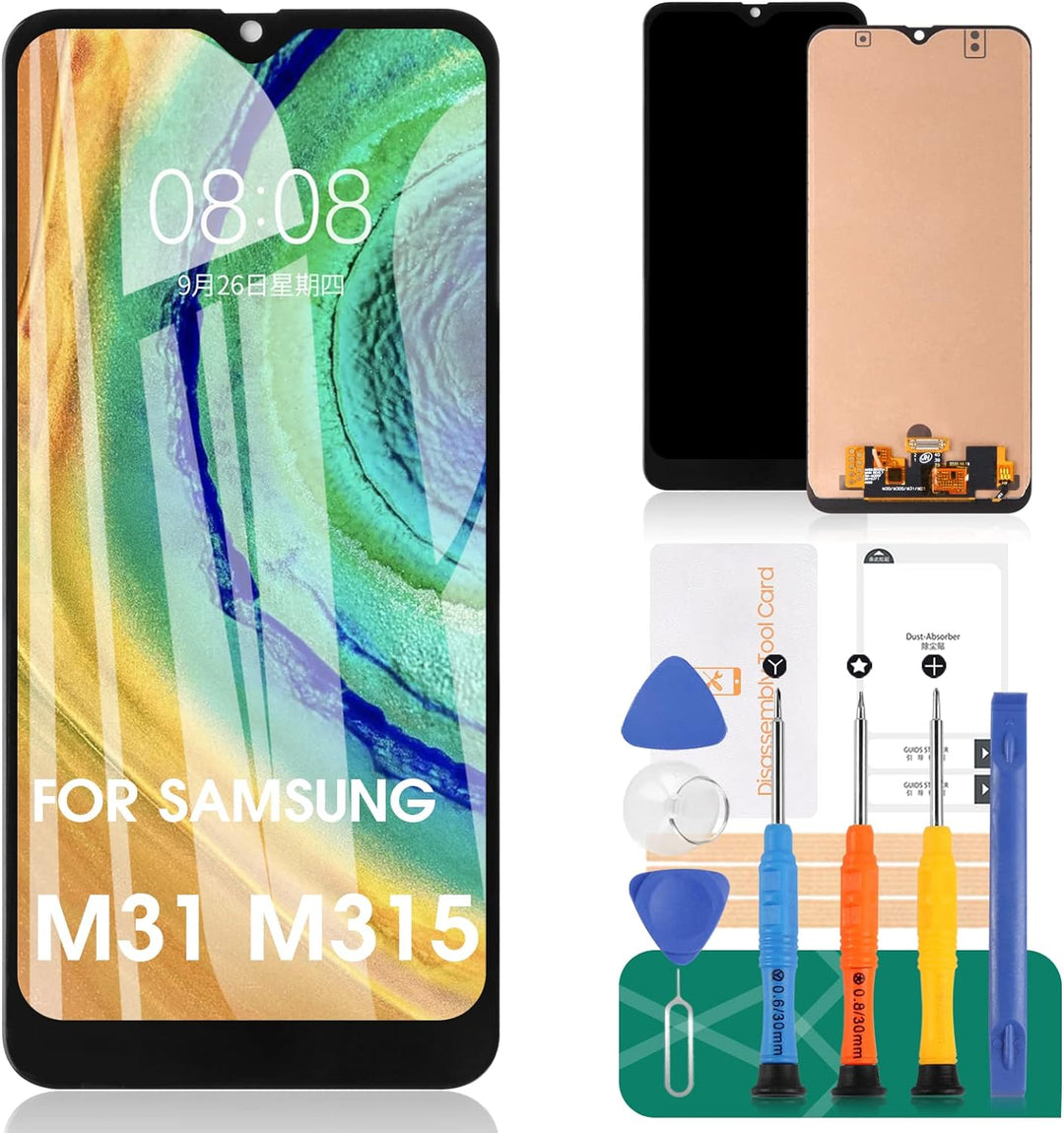TFT Ersatz-LCD-Display für Samsung Galaxy M31 M315 Bildschirm M315F LCD Display Touch Digitizer Asse