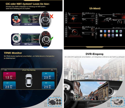 Erisin 10.25" 8-Kern 4GB+64GB Android 12 Autoradio Bluetooth mit GPS Navi für BMW F30 F31 F34 F32 F3