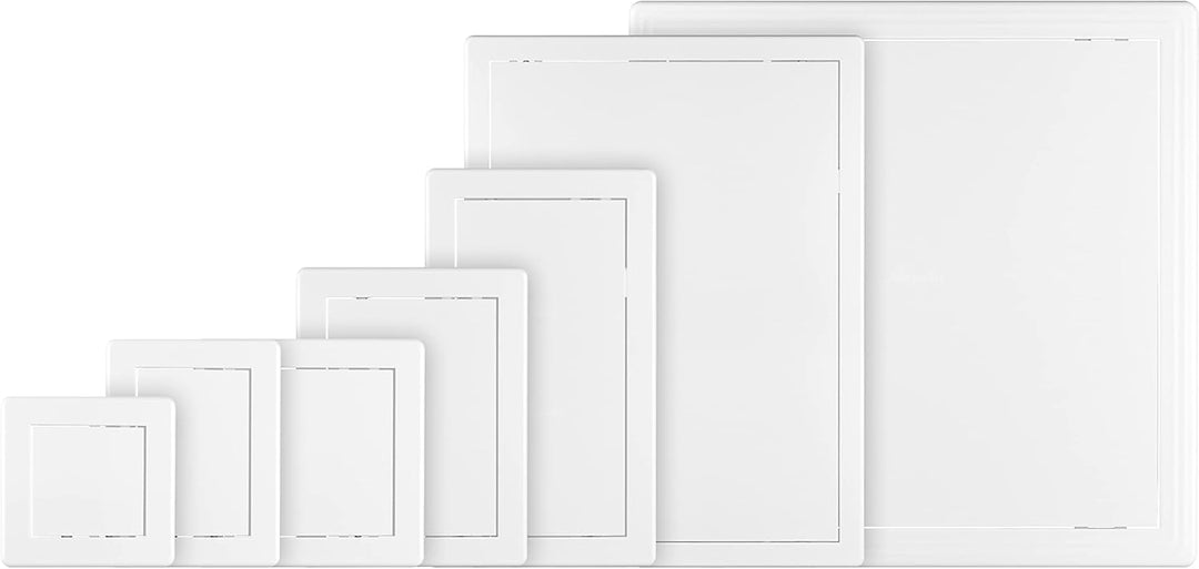 AWENTA 450 x 450 mm ABS-Inspektionsklappe für Lüftungssysteme, Rauchrohre, Wasserzähler – Kunststoff