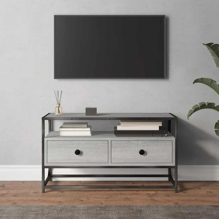 vidaXL TV Schrank, Fernsehschrank mit viel Stauraum, Lowboard für Fernseher Wohnzimmer, Fernsehtisch