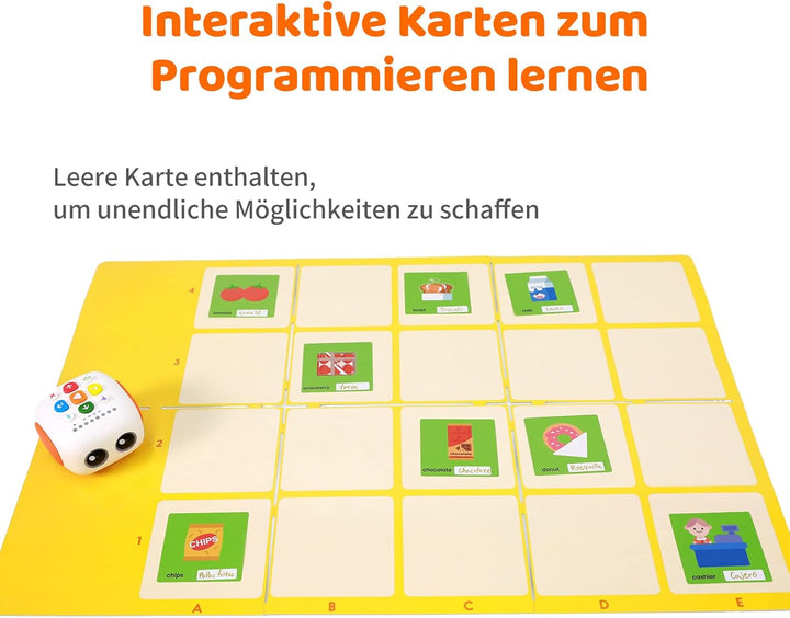 MatataStudio Talebot Pro Programmierbarer Roboter für Kinder 3-5 Interaktives Roboter Spielzeug für