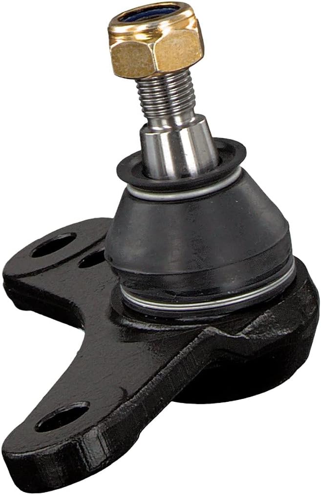 febi bilstein 21485 Traggelenk mit Sicherungsmutter , 1 Stück Vorderachse unten, innen, links, Vorde