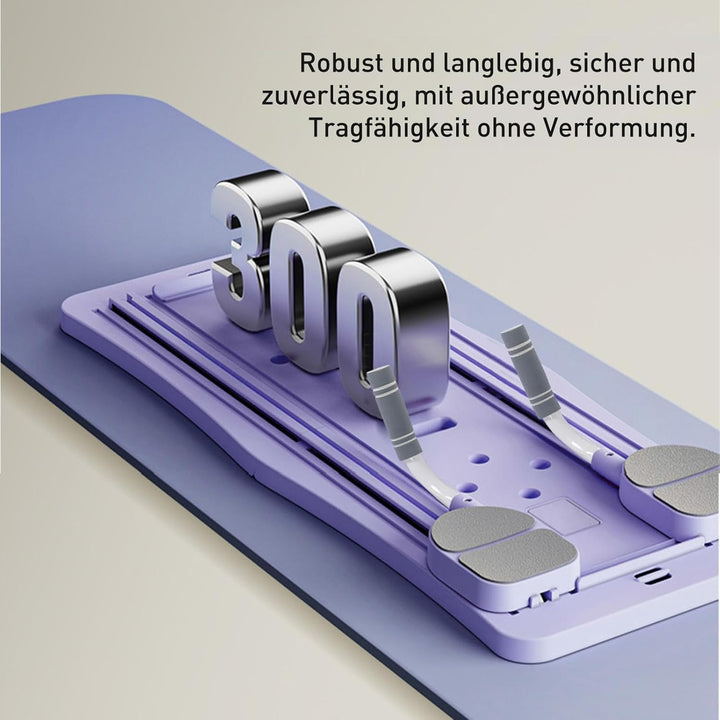 Pilates Board, Faltbarer Pilates Reformer Maschine Set für Zuhause Multifunktional Bauchtrainer Auto