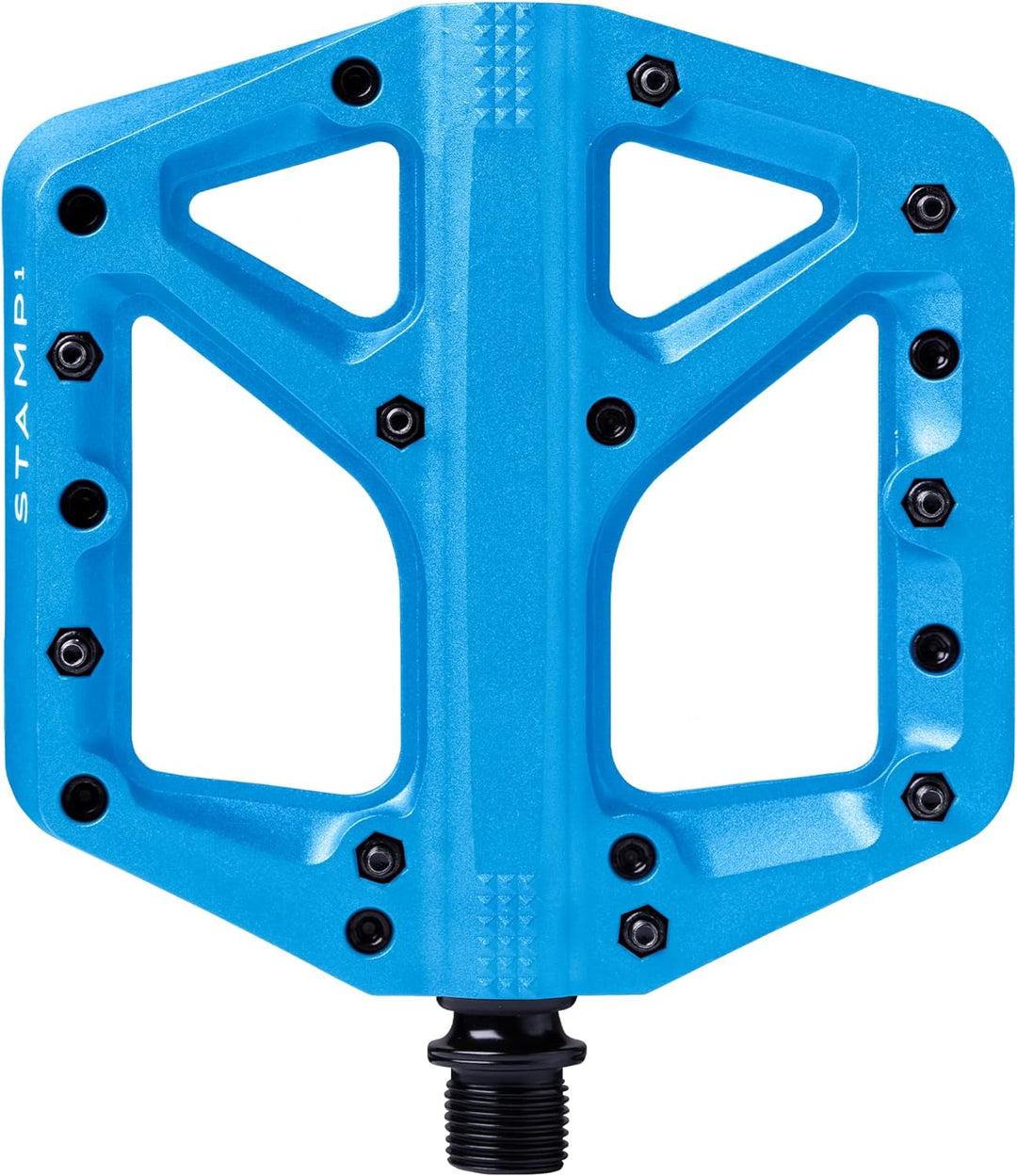 Crankbrothers Stamp Flat BMX/MTB Fahrradpedal – Plattform-Fahrradpedal, minimales Profil, Verstellba