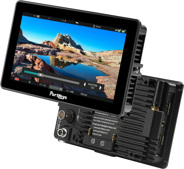 Portkeys BM5WR Kabellose Kontrolle Field Kamera Monitor 5.5" Touchscreen 3G SDI 3D LUT 2200Nit 10bit