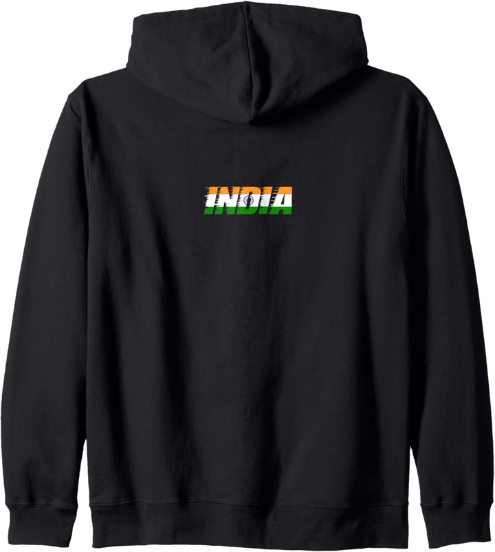 Flagge Indien Kapuzenjacke