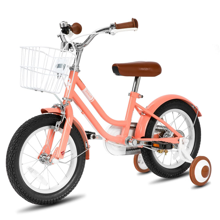STITCH Bubble 12/14/16/18 Zoll Kinderfahrrad für 2-9 Mädchen Fahrrad, Mädchen Fahrrad mit Stabilisat