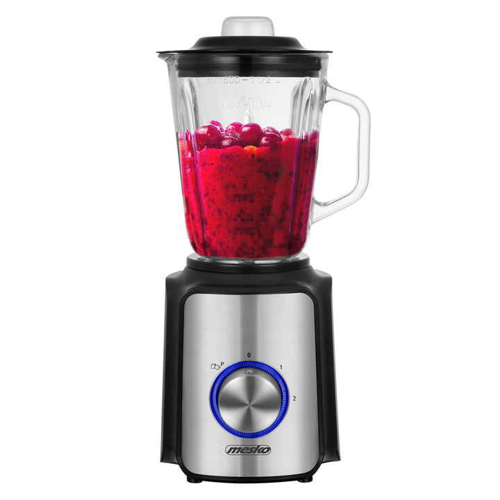 Mesko MS4080 Standmixer, 1,5 L Glas Krug, Mixer Smoothie Maker Maximale Leistung 1200W, Eiszerkleine