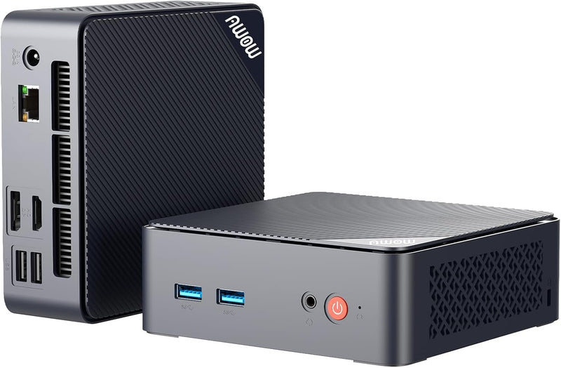 AWOW Mini PC Intel Gen12 N100 Quad Core 3.40GHz, 8GB DDR5 4800MHz 512GB M.2 SSD Mini Desktop Compute