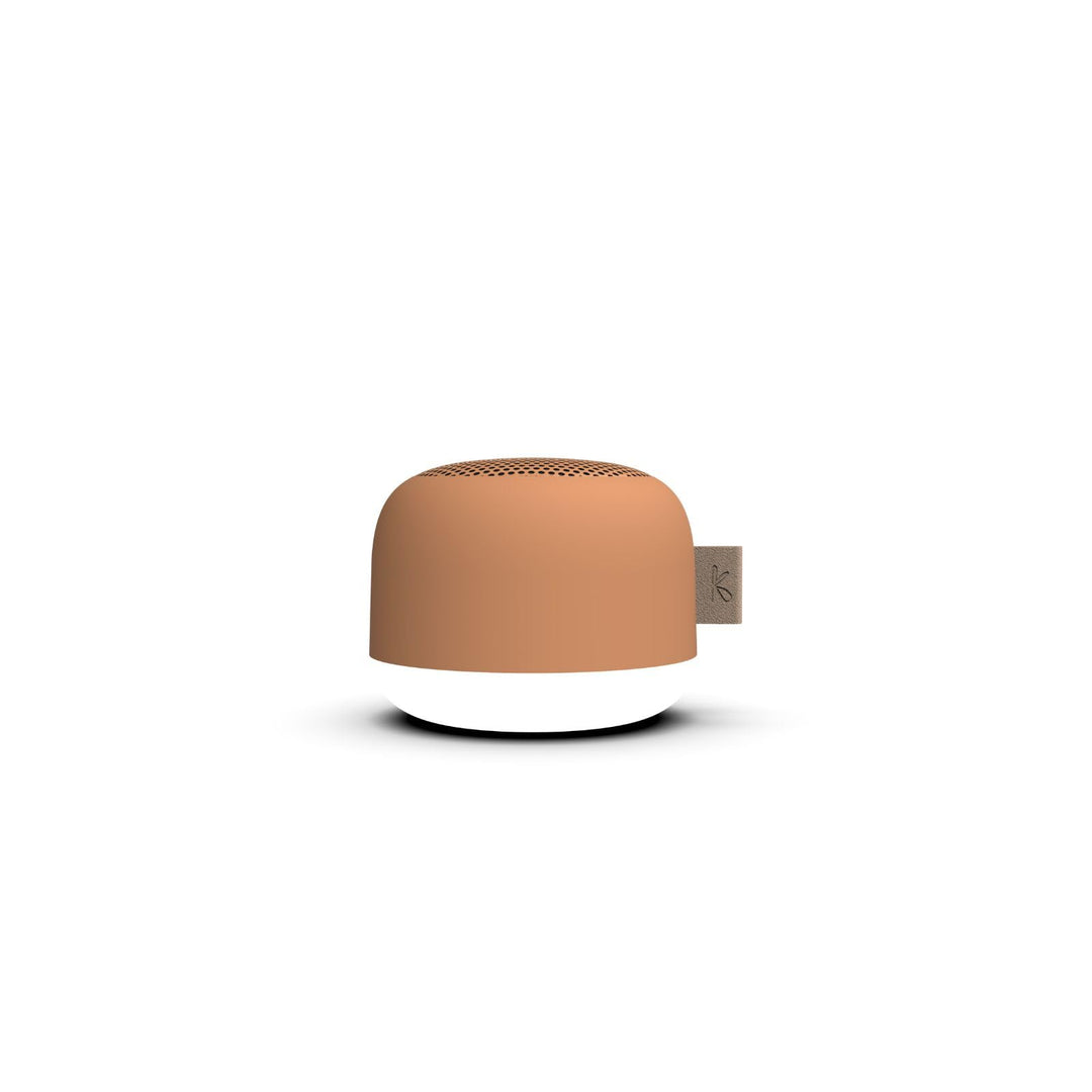 KREAFUNK Alight, magnetischer Bluetooth Lautsprecher mit Licht (Waffle orange), waffle orange