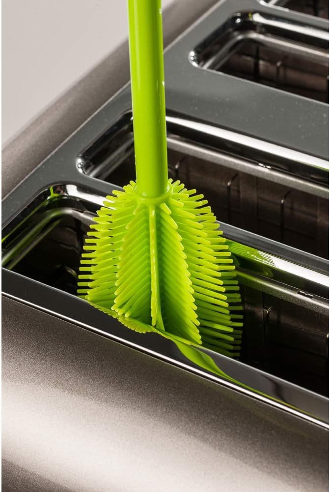 Kochblume Flaschenbürste 36cm | Premium-Silikon & BPA frei| Hitzbeständig | Spülmaschinenfest | Für
