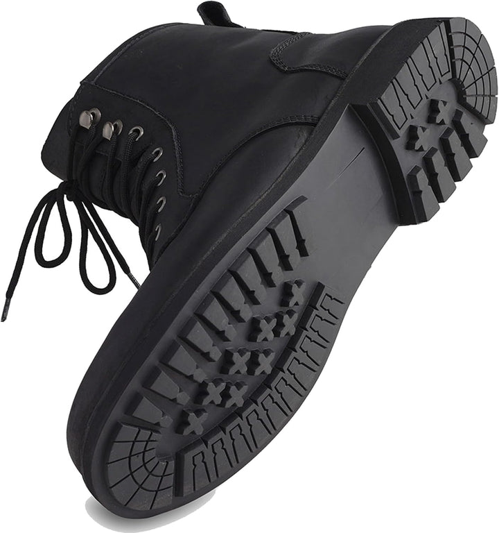 Modeka Wolter II Leder Motorrad Stiefel Schwarz wasserdicht 42 EU, 42 EU