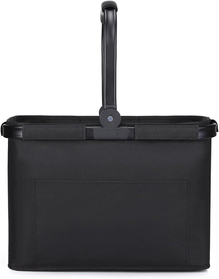Diurwur® 30L Einkaufskorb Familie Einkaufstasche Faltbar Tragekorb Gross Picknickkorb Klappkorb Prak
