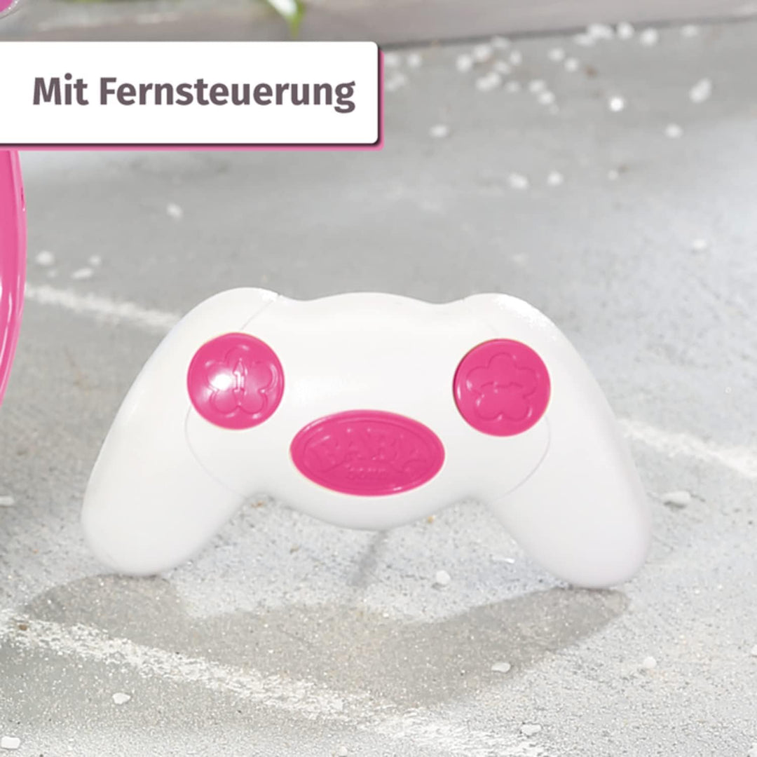 BABY born Zapf Creation 830192 City RC Scooter - ferngesteuerter Puppenroller mit Lichtfunktion, uni
