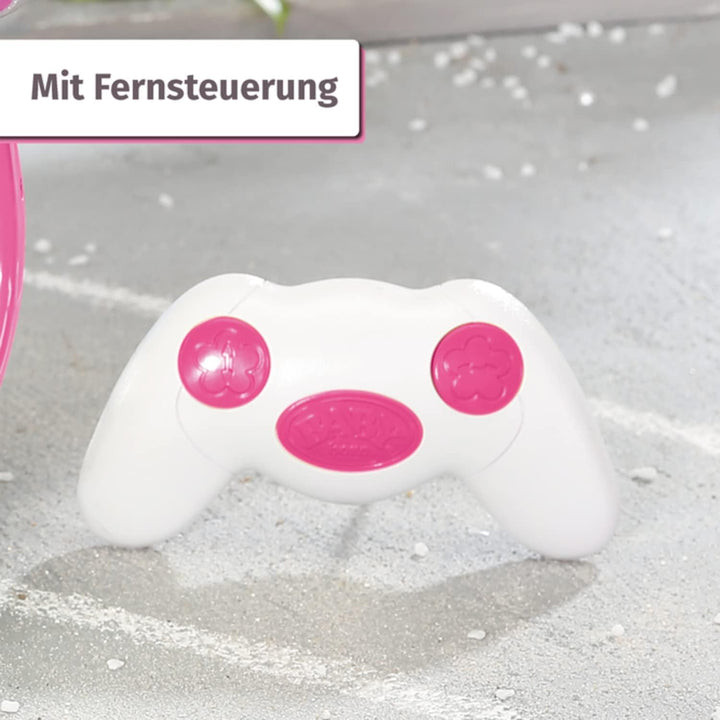 BABY born Zapf Creation 830192 City RC Scooter - ferngesteuerter Puppenroller mit Lichtfunktion, uni