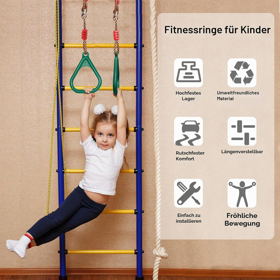 Turnringe Kinder Outdoor, Turnringen Schaukel, Trapez Schaukel Klettergeräte &amp; Schaukeln Turnringe O