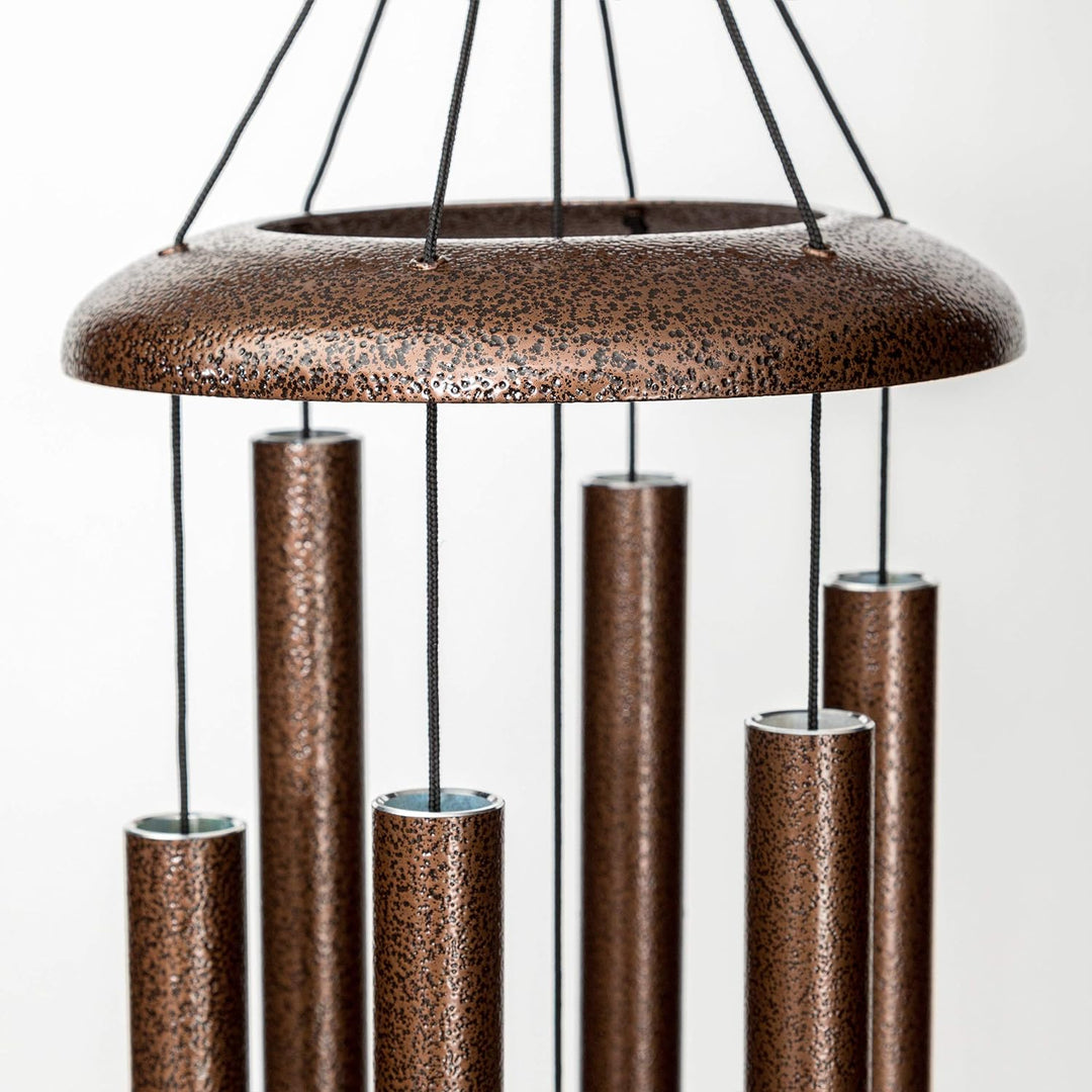 Corinthian Bells 76,2 cm Windspiel, Kupferader Blau, Grün, Schwarz, Blau, Grün, Schwarz
