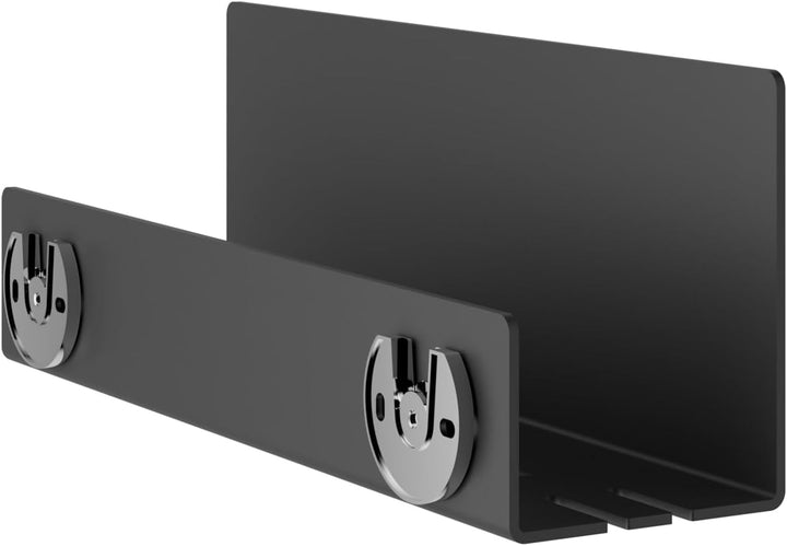 Keuco Duschablage aus Aluminium, schwarz, abnehmbarer Korb, Handtuchhaken und Ablaufschlitze, 32x9x1