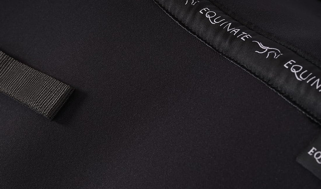 Equinate Memory Foam Sattelpad Austin mit weichem synthetischem Lammfell S - Sattelkissen für Pferd