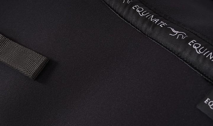 Equinate Memory Foam Sattelpad Austin mit weichem synthetischem Lammfell S - Sattelkissen für Pferd