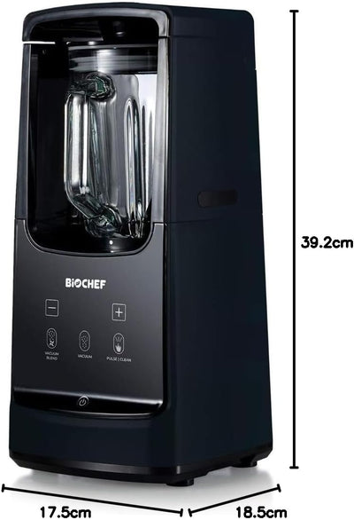 BioChef Astro Vakuum Mixer - Smoothie Maker Standmixer - 1000 W, 22000 U/Min, Glas Behälter, Manuell