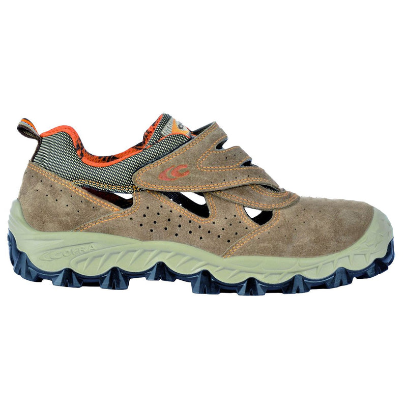 Cofra FW180-000.W43 NEW BENGALA S1 P SRC Sicherheitssandalen, Beige/Orange, Grösse 43 43 EU, 43 EU