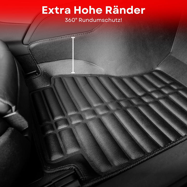 fussmattenprofi.com Fussmatten Auto Set für Mercedes C-Klasse W205 S205 Baujahr ab 2014 I Perfecte P