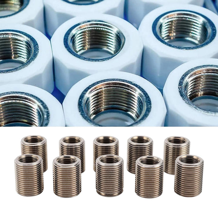 10 Stk. Innengewinde Reduziermuttern Innengewinde M14x1,5 Mm Aussengewinde M20x1,5 Mm Gewindeeinsätz