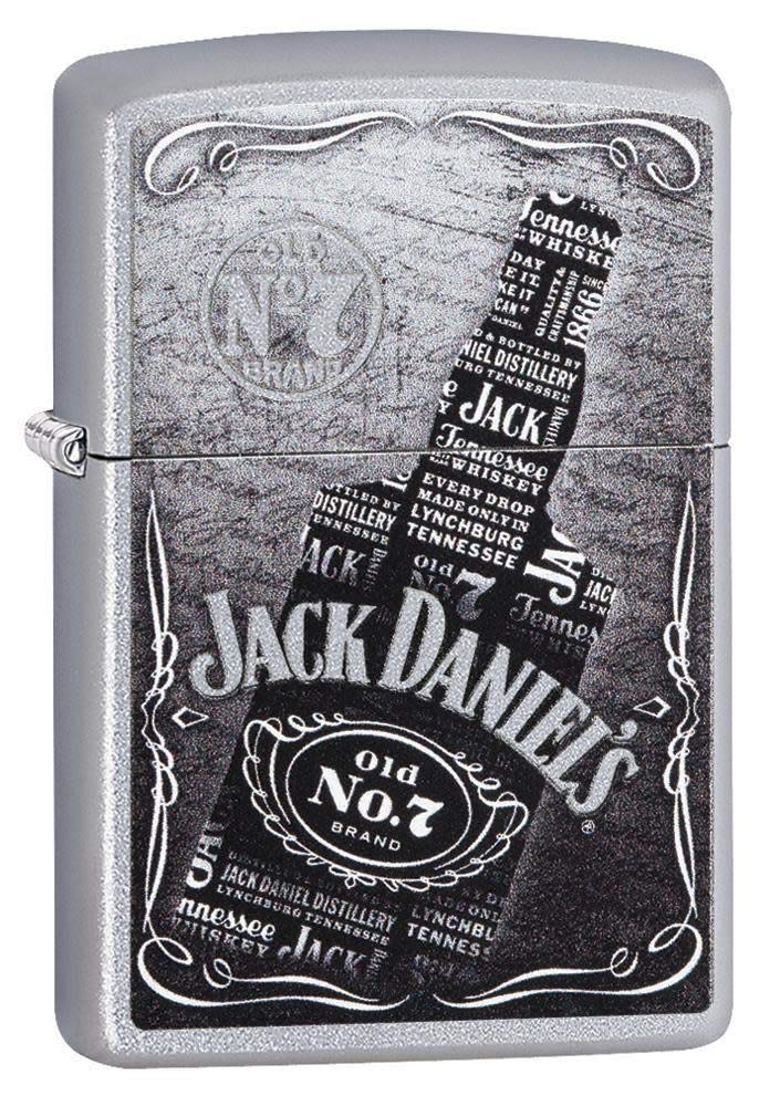 Zippo Jack Daniel 's Label Regular Feuerzeug Silber, Silber