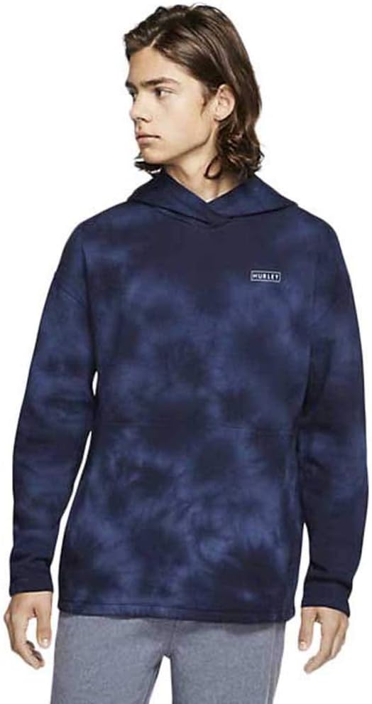 Hurley Herren M Lightning Wash PO Kapuzenpullover, Blau, S