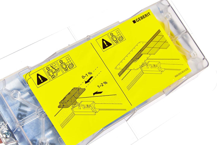 Geberit 154152001 Duschrinnen Rohbauset CleanLine d40 H65, Ø 40 mm, für Höhe 65