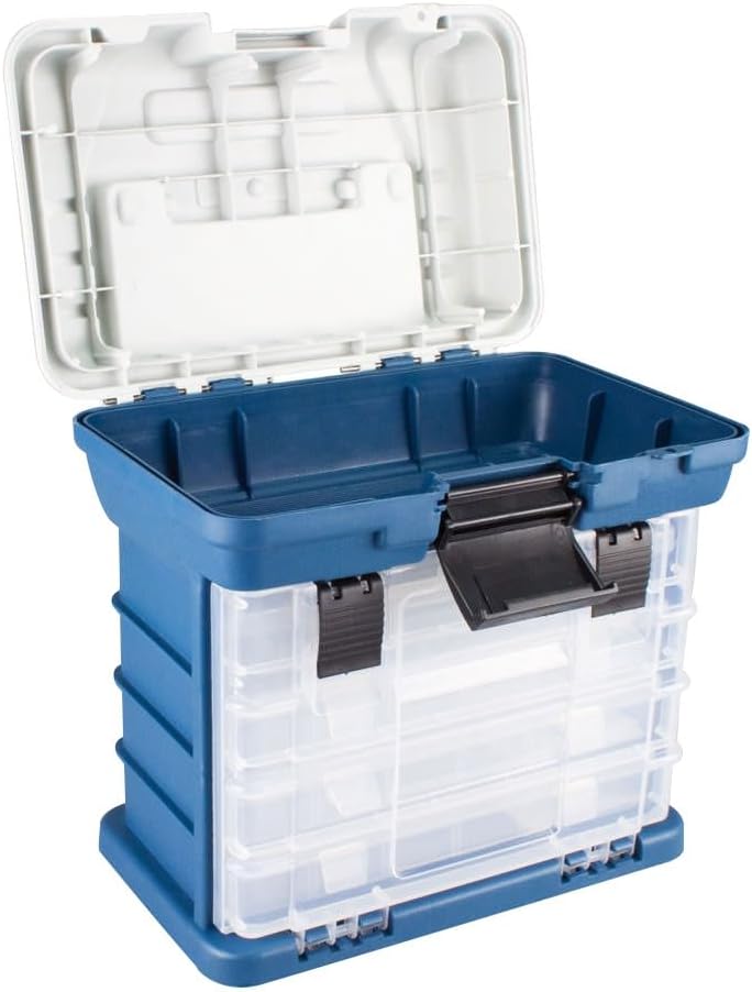 Gerätebox 1164 Angelkoffer – Robustes Boxen-System aus schlagfestem Kunststoff mit grossem Hauptfach