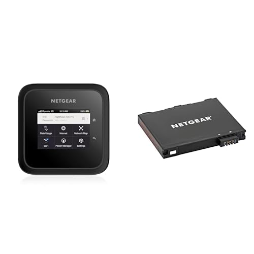NETGEAR Nighthawk M6 Pro (MR6450) | 5G Router SIM-Karte WiFi 6E &amp; MHBTRM5 Ersatzakku für Mobilen Rou