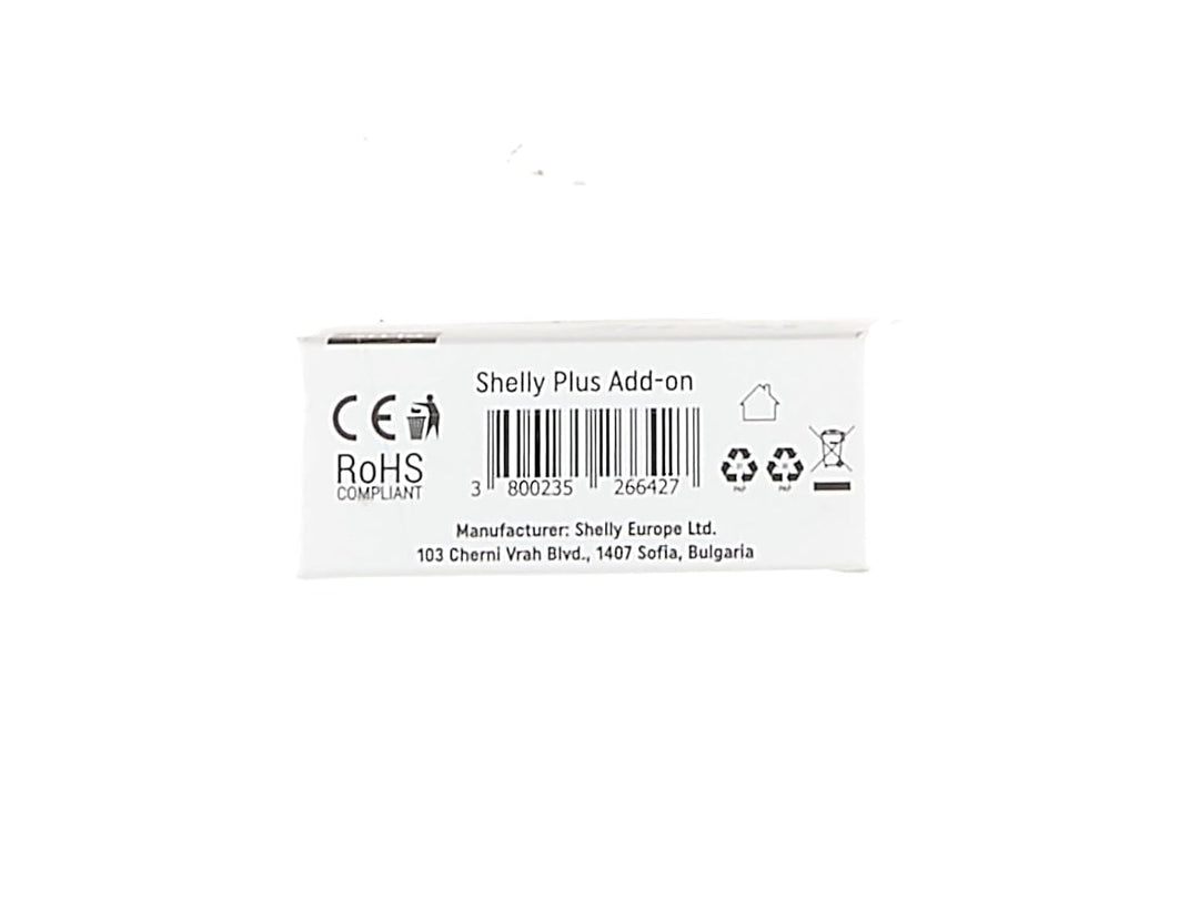 Shelly Plus Add-On 2er Pack, Smart Home Schnittstelle Plus Relais, Digitale Steuerung via WLAN & App