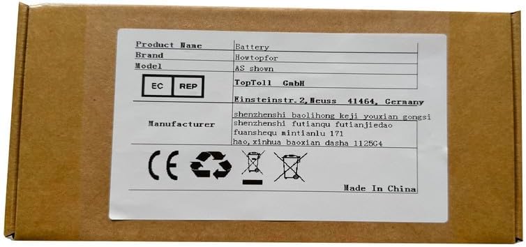 howtopfor Ersetzen Akku Batterie für Radiomatic Eco Battery Spectrum 1 Battery Spectrum B Battery FU