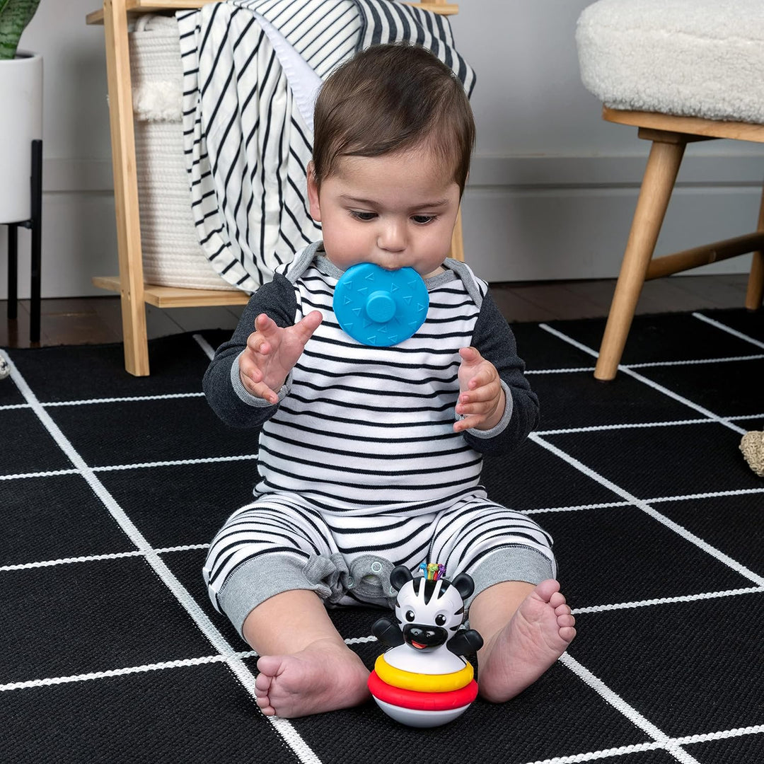 Baby Einstein, Stack & Wobble Zen BPA-freies Beissring Spielzeug für das Lernen von Ursache und Wirk