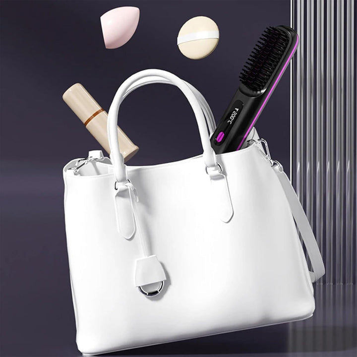 Stylingbürste Für Kurze Haare, Stylingbürste für Kurze Haare, Haarbürste Elektrisch Go Brush Pro Glä