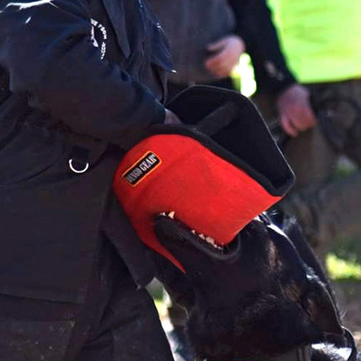 Dingo Gear Beisskissen Keilform Gizmo aus Baumwolle-Nylon Rot Ausbildung IGP IPO K9 S00517 Baumwolle