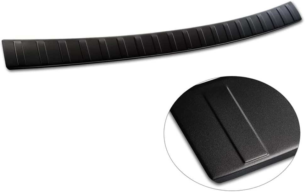 Avisa Matt-Schwarz Edelstahl Heckstossstangenschutz kompatibel mit Ford Tourneo Connect III 2022- 'R