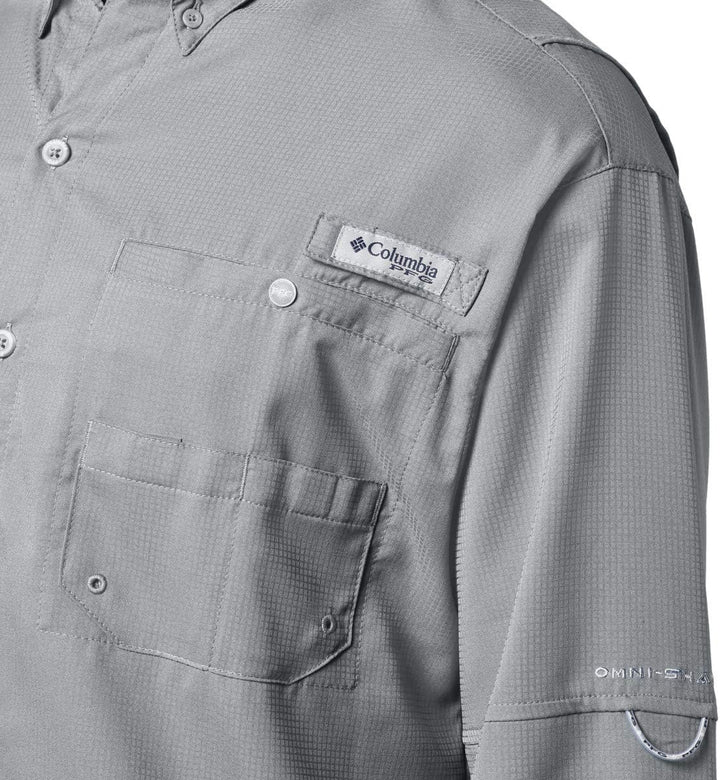 Columbia Herren Tamiami Ii Long Sleeve Shirt Langarmshirt XS Cool Grey, XS Cool Grey