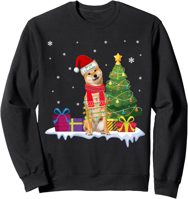 Lustiger Shiba Inu Weihnachtspullover für Hunde Sweatshirt