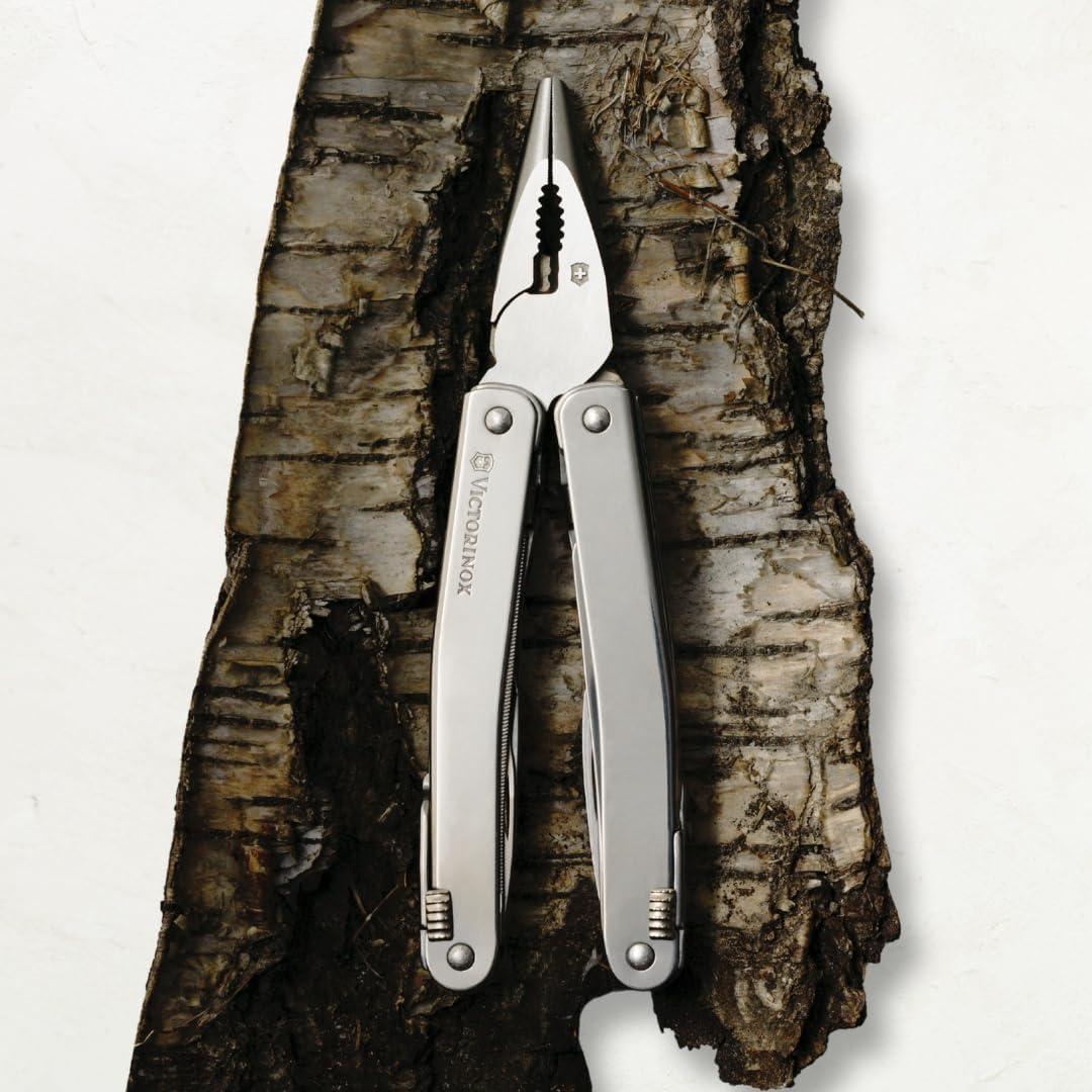 Victorinox Multifunktionswerkzeug Swiss Tool Spirit X Plus Ratchet, 36 Funktionen, Swiss Made, Multi