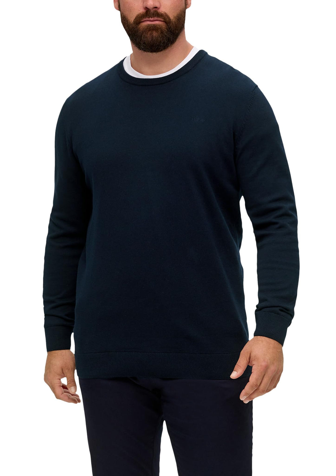 s.Oliver Pullover mit Crew Neck Herren XXL 5978_navy, XXL 5978_navy