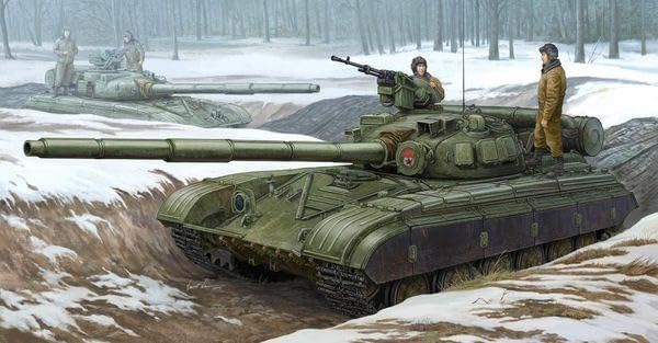 Trumpeter 01581 Modellbausatz Soviet T-64B MOD 1975