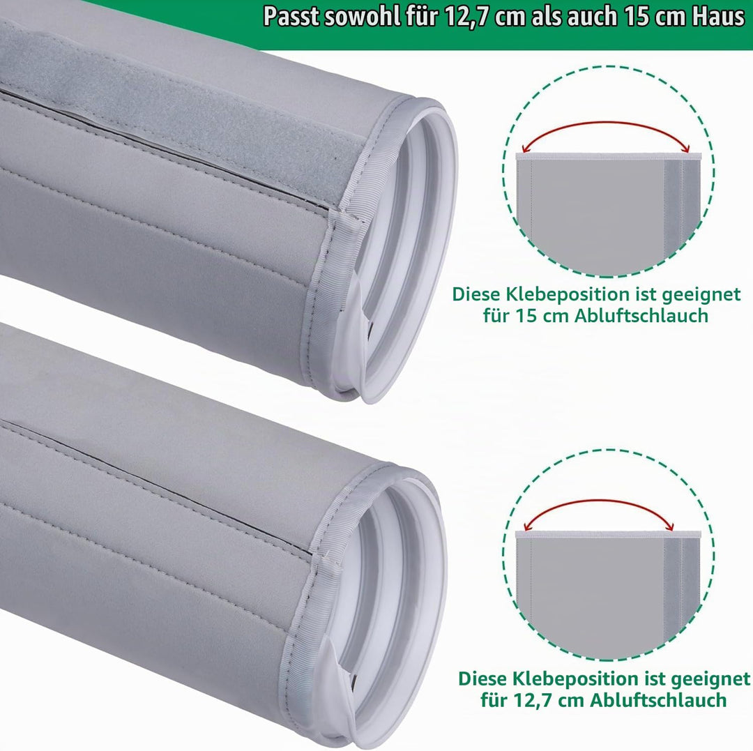 150X50CM Schlauchabdeckung für tragbare Klimaanlagen - AC-Schlauchabdeckung- waschbare Klimaanlagen-