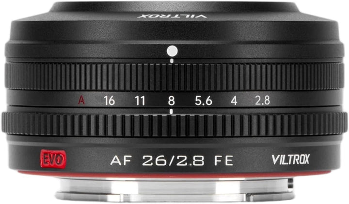VILTROX 26mm F2.8 EVO Pancake Objektiv für Sony E, Sony