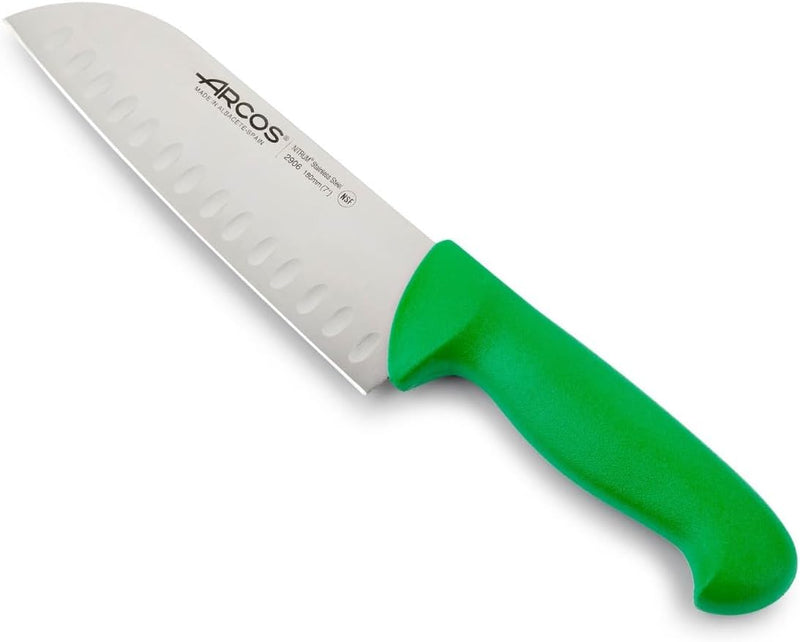 Arcos Serie 2900 - Santoku Messer Messer Asiatischer ArtAsian Knife - Klinge Nitrum Edelstahl 180 mm