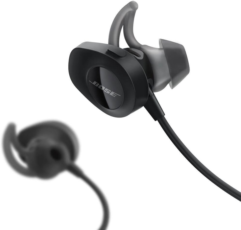 Bose SoundSport, kabellose Sport-Earbuds, (schweissresistente Bluetooth-Kopfhörer zum Joggen), Schwa