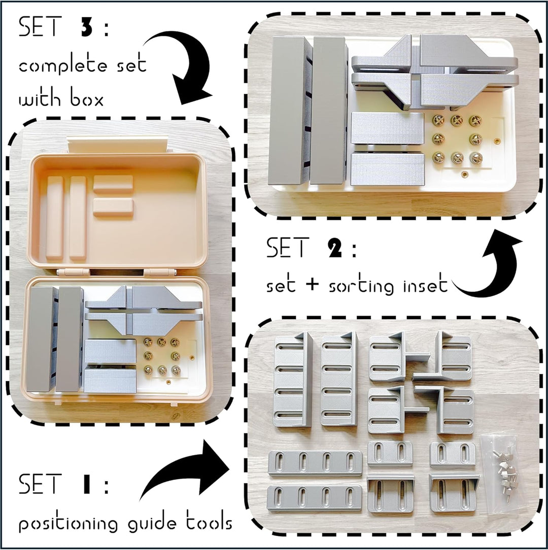 Generisch Positionierhilfe Zubehör für xTool F1, F2 &amp; F1 Lite; F1 Ultra &amp; F2 Ultra | Jig Kit | Organ